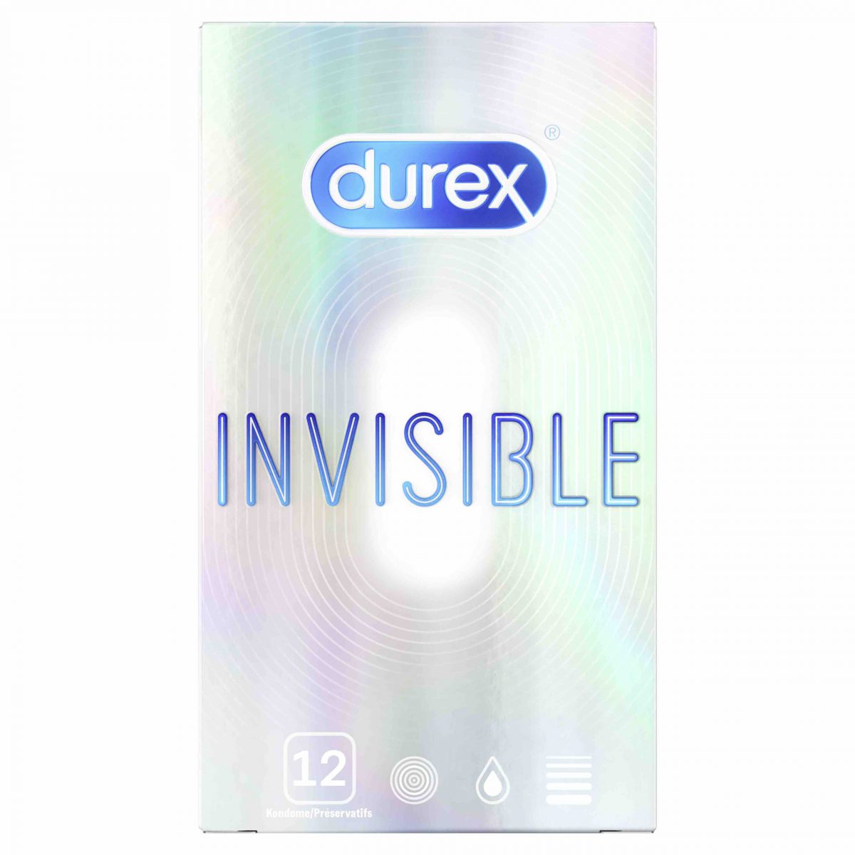 Durex Invisible 12 extra dünne und feuchte Kondome